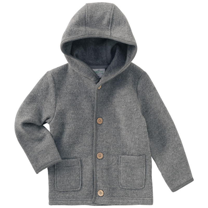 Baby Wollwalk-Jacke mit Umschlagbündchen (Nur online)