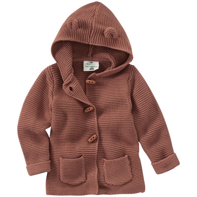 Baby Strickjacke mit Öhrchen (Nur online)