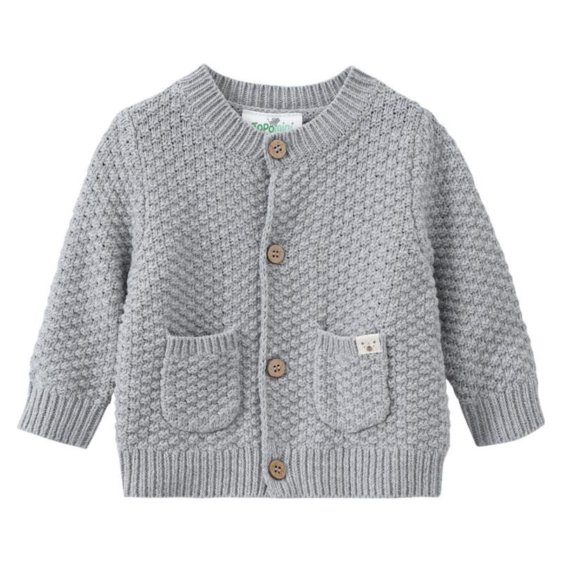 Newborn Strickjacke mit Bio-Baumwolle