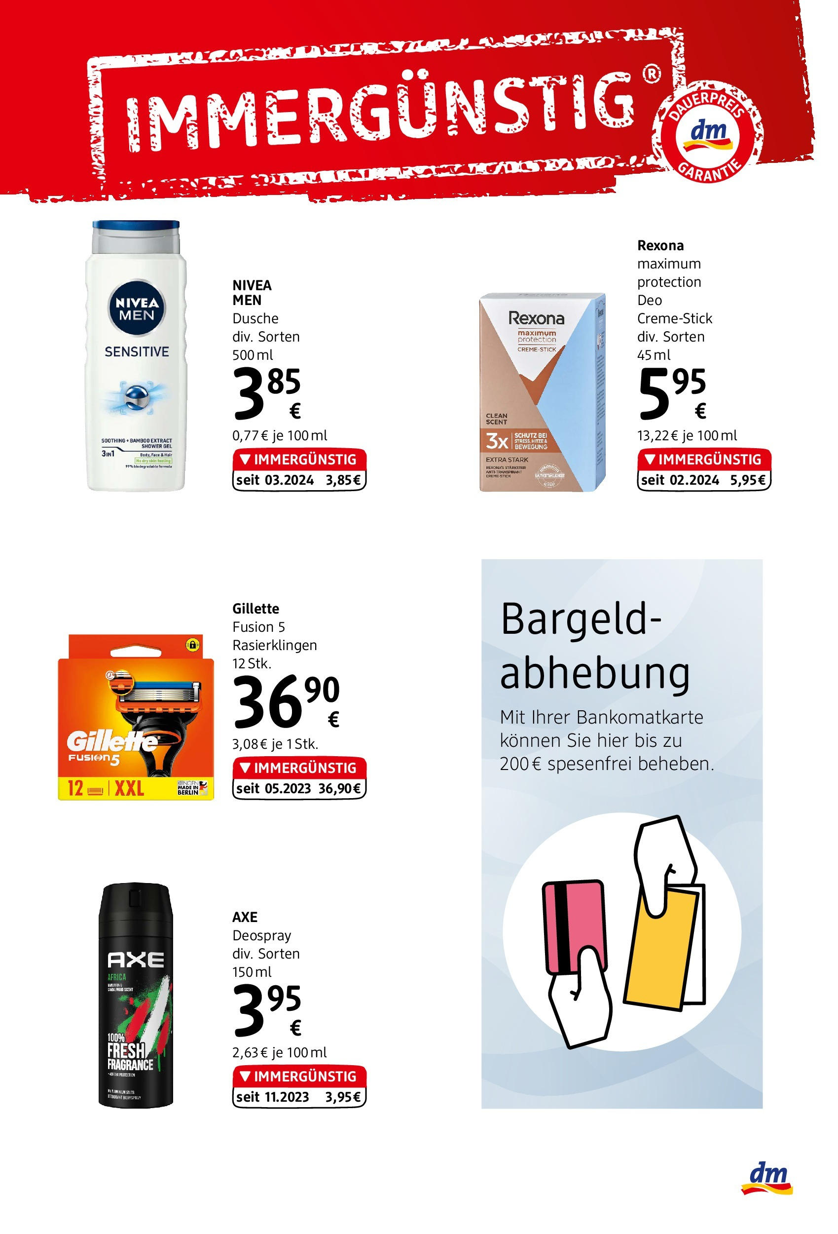 dm drogerie markt Flugblatt August 2024 von 29.08.2024 - Aktuelle Angebote | Seite: 6 | Produkte: Dusche, Antitranspirant