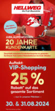 Hellweg: 25% VIP-Shopping