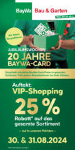 BayWa: 25% VIP-Shopping