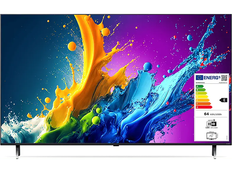 LG Electronics 55QNED80T6A (2024) 55 Zoll 4K QNED Smart TV; LED TV