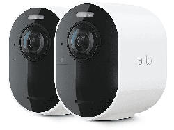 Arlo Arlo Ultra V2 Überwachungskamera + SmartHub Weiß 4K UHD, Kabellos