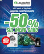 Leonardelli -50% sul meno caro - al 11.09.2024