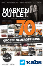 Kabs Kabs: Essen Markenoutlet September - bis 26.09.2024