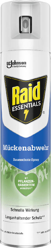 Raid Essentials Mückenabwehr Raumschutz-Spray