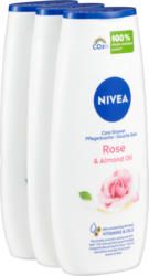 Nivea Pflegedusche Rose & Almond Oil, 3 x 250 ml