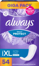 Always Slipeinlagen Daily Protect, Extra Long, mit leichtem Duft, 54 Stück