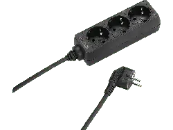 Vivanco 34433 3-fach Steckdosenleiste ohne Schalter, 1,4m