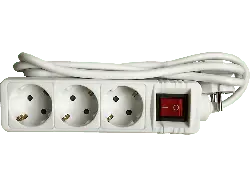 ISY IPS-3000-W Power Strip 3-Way Steckdosenleiste