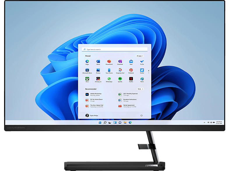 Lenovo IdeaCentre AIO 3 27IAP7 All-in-One PC, i7-13620H, 16GB RAM, 1TB SSD, 27 Zoll Full-HD, 60Hz, Win11 Home, Schwarz
