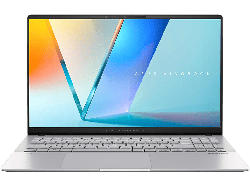 Asus Vivobook S 15 OLED S5507QA-MA006W Copilot+ PC Notebook 15,6 Zoll, Qualcomm® Snapdragon® X Elite X1E, 16 GB RAM, 1000 SSD, Windows 11 Home (64 Bit), Adreno™ Onboard Graphics, Cool Silver