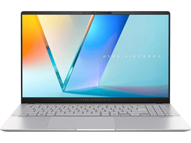 Asus Vivobook S 15 OLED S5507QA-MA006W Copilot+ PC Notebook 15,6 Zoll, Qualcomm® Snapdragon® X Elite X1E, 16 GB RAM, 1000 SSD, Windows 11 Home (64 Bit), Adreno™ Onboard Graphics, Cool Silver