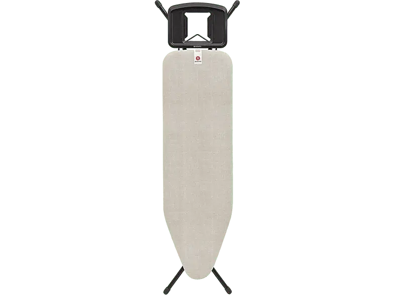 Brabantia 236129 Bügelbrett B 124x38cm, für Dampfbügeleisen - Denim Grey; Bügeltisch