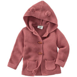 Baby Strickjacke mit Öhrchen (Nur online)