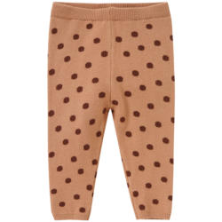 Baby Strickleggings mit Punkte-Allover