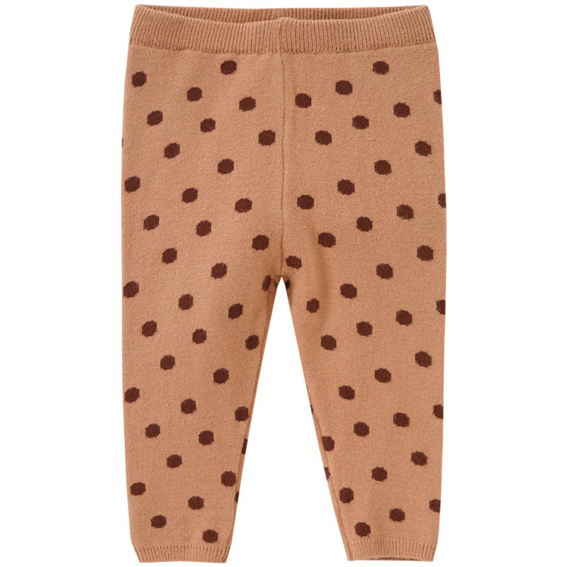 Baby Strickleggings mit Punkte-Allover