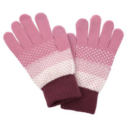 Damen Handschuhe mit Norwegermuster