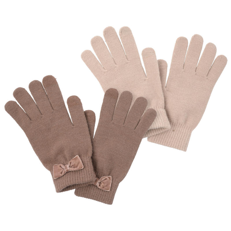 2 Paar Damen Handschuhe