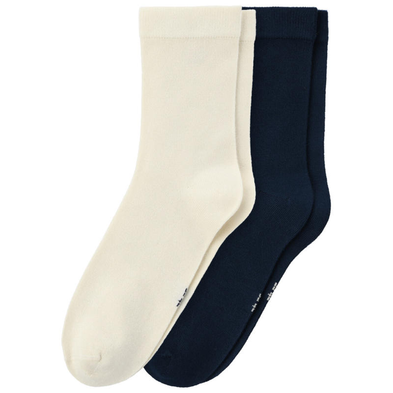 2 Paar Damen Soft-Socken mit Herz-Motiv