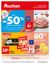 Auchan: Offre hebdomadaire jusqu'à 02.09.2024