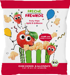 Freche Freunde Kindersnack Party Pops Apfel Erdbeere ab 1 Jahr