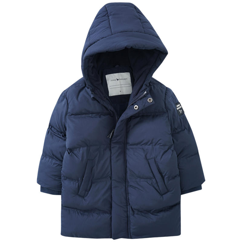 Jungen Puffer-Mantel mit Kapuze (Nur online)