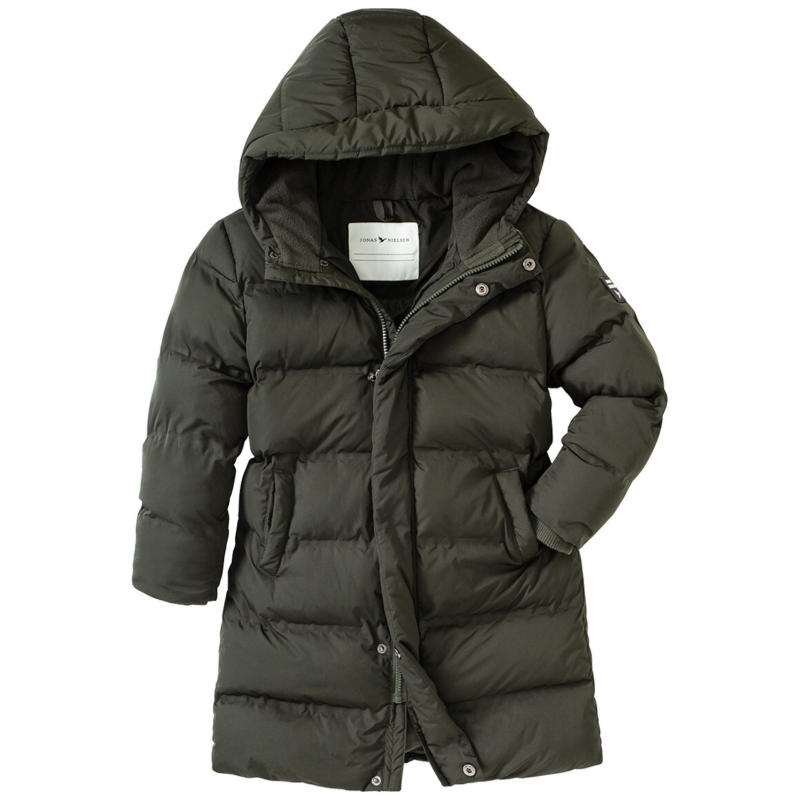 Jungen Puffer-Mantel mit Kapuze (Nur online)