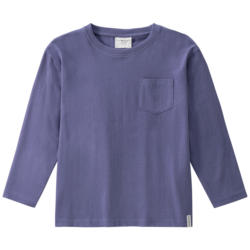 Jungen Langarmshirt in Unifarben (Nur online)