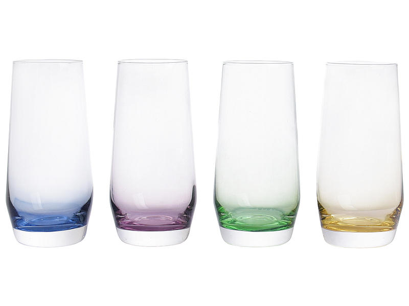 Glas-Set POP 4 -teilig mehrfarbig 55 cl