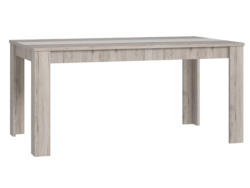 Tavolo BACCIO 160x90x74.7cm quercia bianco di piombo