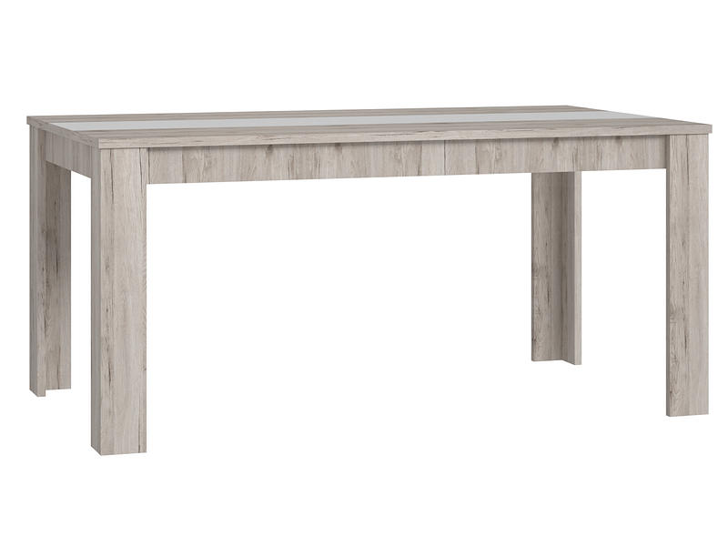 Table BACCIO 160x90x74.7cm chêne cérusé