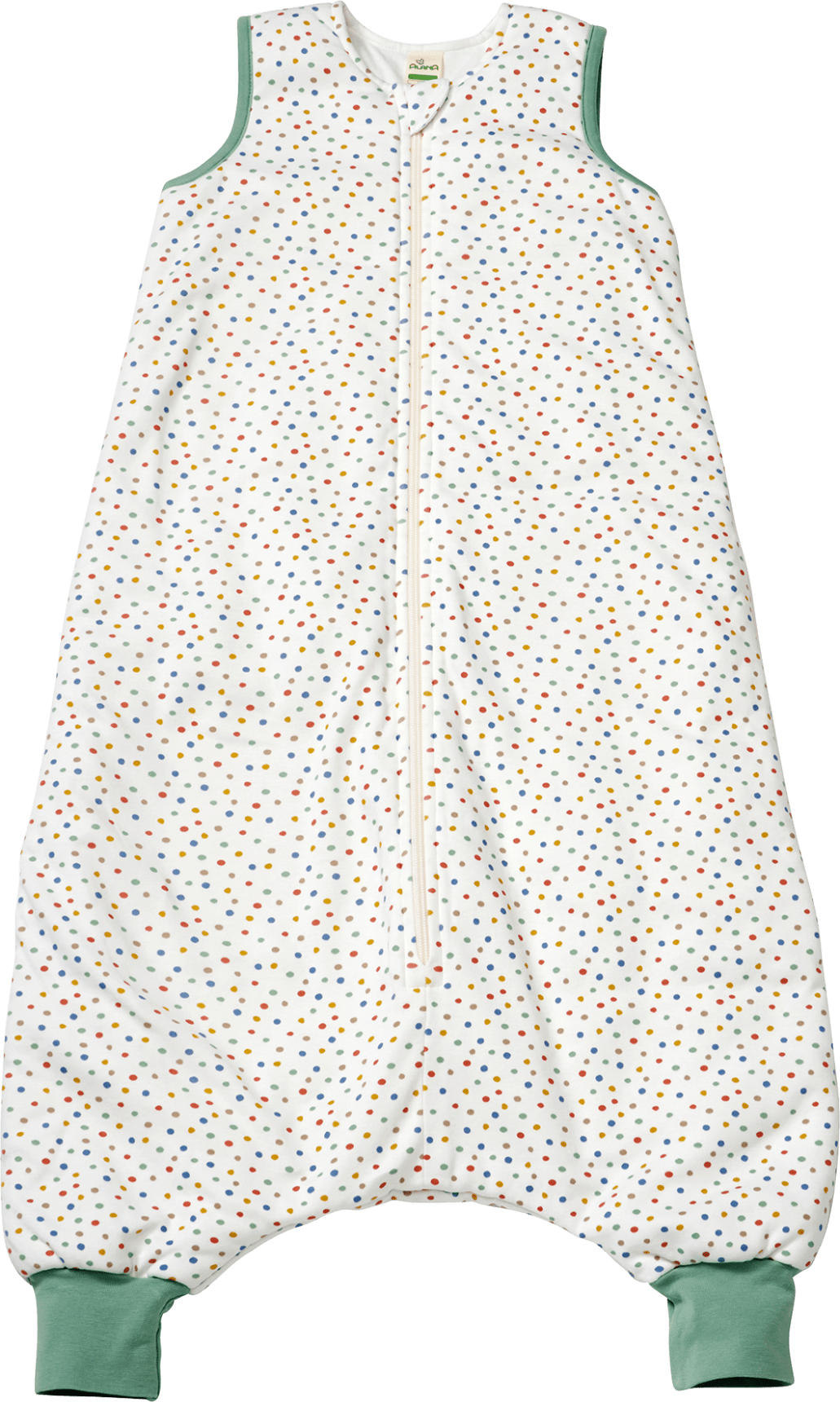 ALANA Schlafsack mit Beinen 3 TOG mit Punkte-Muster, weiß, 100 cm
