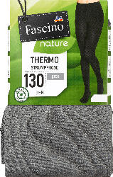 Fascino Thermo-Strumpfhose mit recyceltem Polyester grau Gr. 46/48, 130 DEN