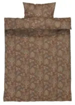 JYSK JYSK Спално бельо MIMMI сатен 140x200 цвят тъмен пясък