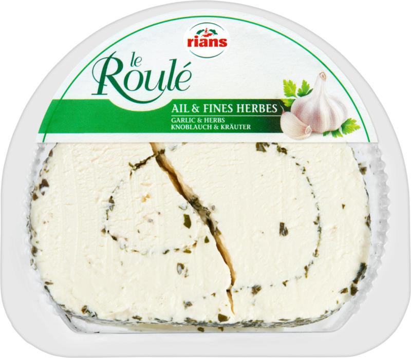 Rians Roulé mit Knoblauch und Kräutern , 150 g