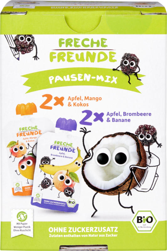 Freche Freunde Bio-Pausen-Mix, 400 g