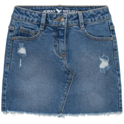 Mädchen Jeansrock mit Used-Details (Nur online)