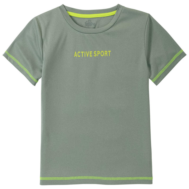 Jungen Sport-T-Shirt mit Text-Motiv