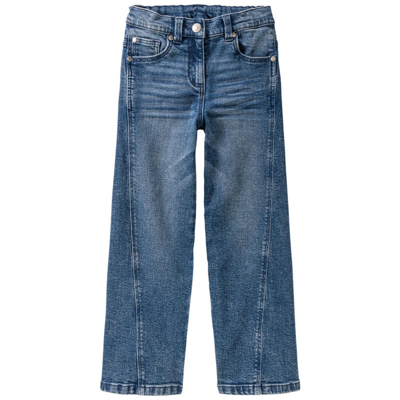 Mädchen Wide-Leg-Jeans mit Bio-Baumwolle