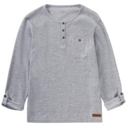 Jungen Langarmshirt mit Knopfleiste