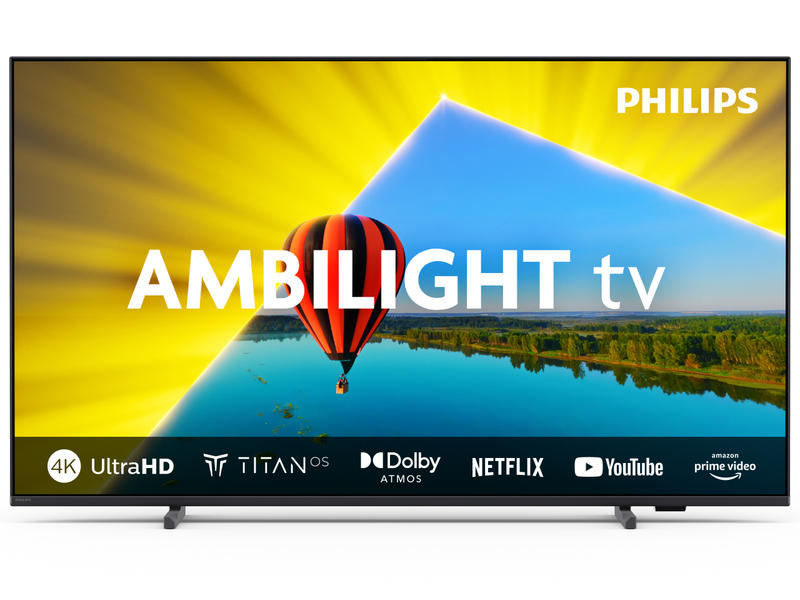 TV LED Ambilight PHILIPS 55''/139 cm 55PUS8079/12, 4K UHD