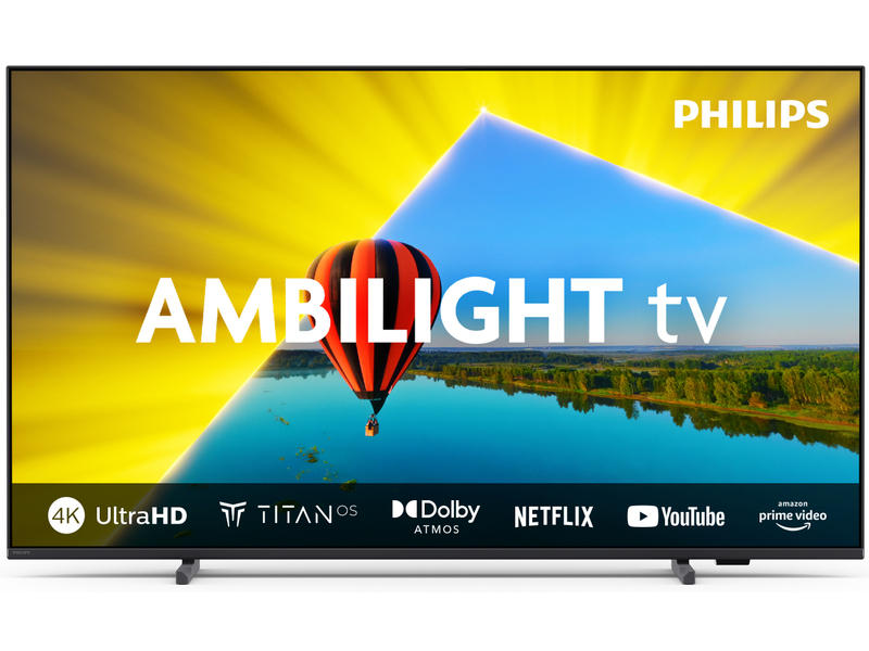 TV LED Ambilight PHILIPS 65''/164 cm 65PUS8079/12, 4K UHD