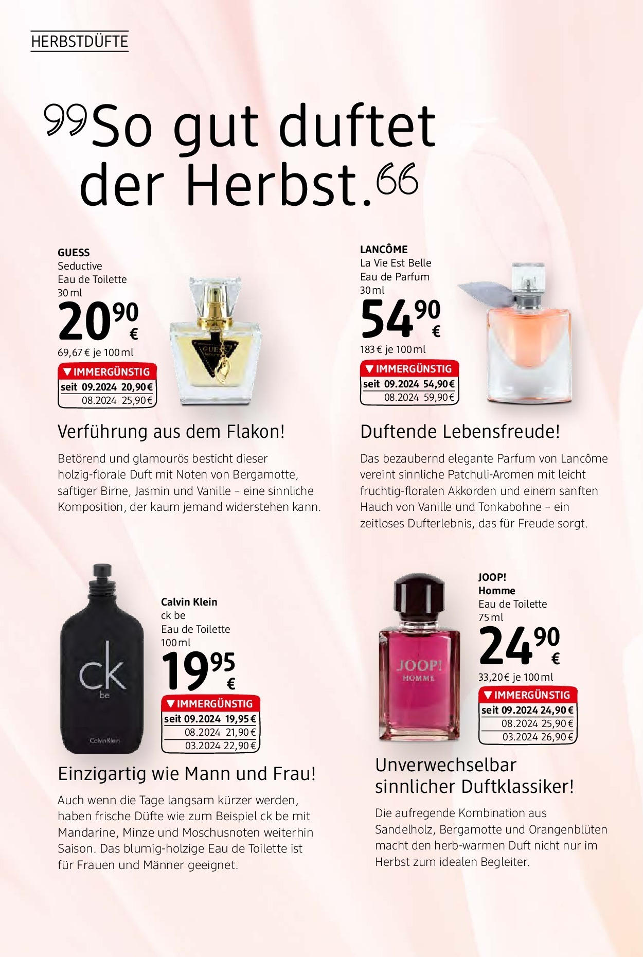 dm drogerie markt Journal September 2024  von 12.09.2024 - Aktuelle Angebote | Seite: 14 | Produkte: Toilette, Parfüm, Duft, Eau de Toilette