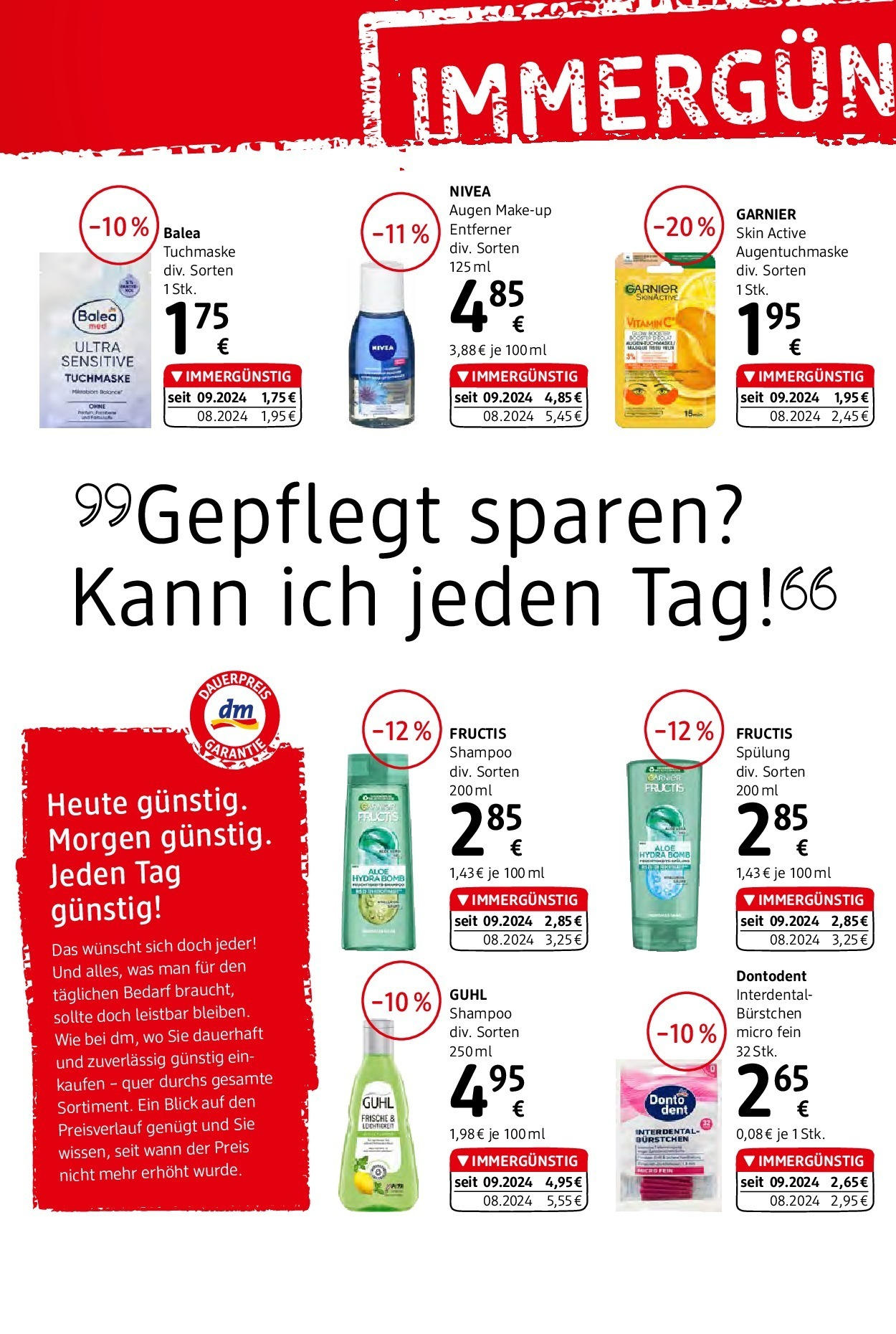 dm drogerie markt Journal September 2024  von 12.09.2024 - Aktuelle Angebote | Seite: 19 | Produkte: Dusche, Shampoo, Butter, Enthaarungscreme