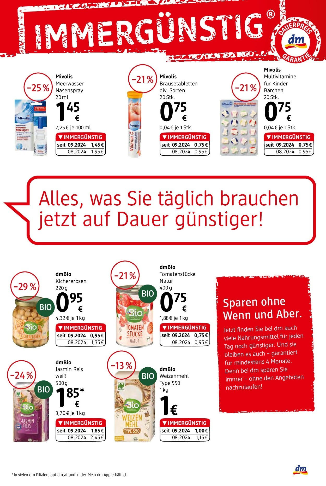 dm drogerie markt Journal September 2024  von 12.09.2024 - Aktuelle Angebote | Seite: 22 | Produkte: Kartoffeln, Wasser, Pampers