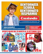 Casalandia Bentornata scuola, bentornato risparmio - al 15.09.2024