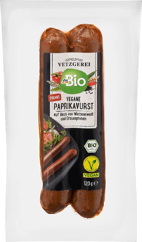 dmBio Vegane Paprikavurst