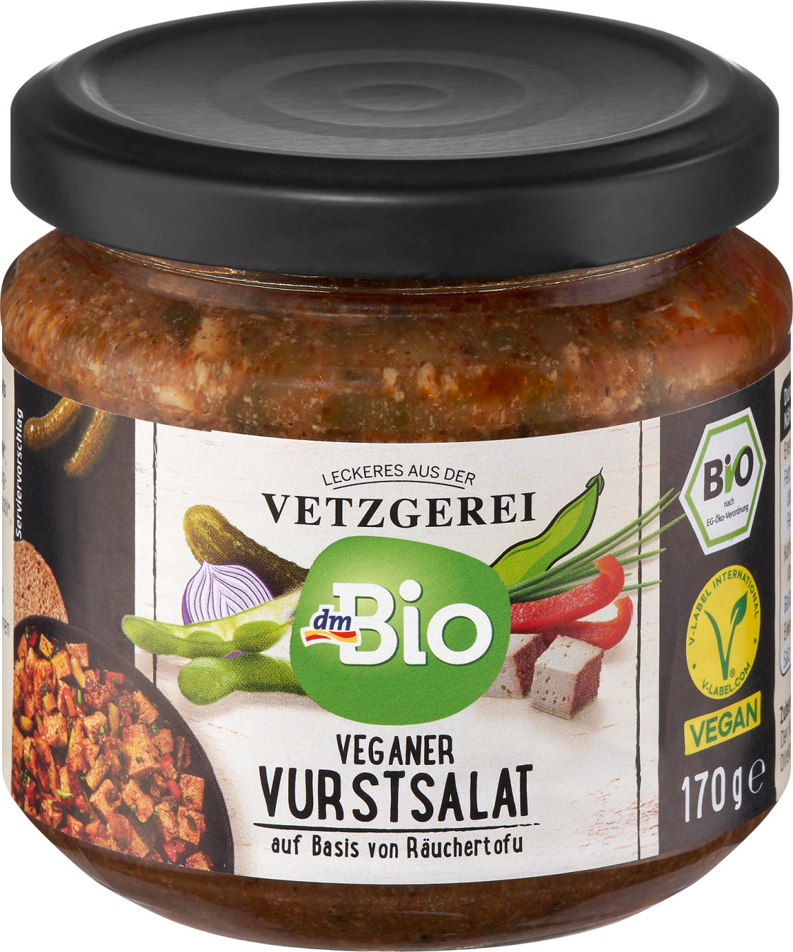 dmBio vegane Vurstsalat Alternative